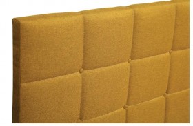 Кровать "Диана" ш. 1400 (Н=1010мм) (жаккард горчица) в Нерюнгри - neryungri.katalogmebeli.com | фото 5