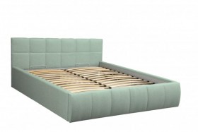 Кровать "Диана" ш. 1400 (Н=820мм) (жаккард аква) в Нерюнгри - neryungri.katalogmebeli.com | фото