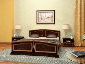 Кровать Елена из массива сосны 800*2000 Орех в Нерюнгри - neryungri.katalogmebeli.com | фото 13