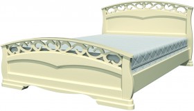 Кровать Грация-1 из массива сосны 1400*2000 Орех в Нерюнгри - neryungri.katalogmebeli.com | фото 21
