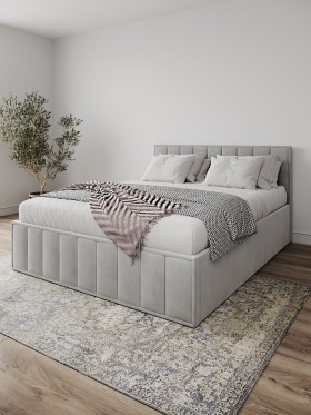 Кровать Лана 1,4 Серый Софт в Нерюнгри - neryungri.katalogmebeli.com | фото