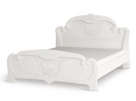 Кровать 1,6м Мария (Белый глянец) в Нерюнгри - neryungri.katalogmebeli.com | фото