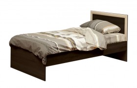 Кровать одинарная 21.55 (шир. 900) с настилом (венге/профиль дуб линдберг)/осн. в Нерюнгри - neryungri.katalogmebeli.com | фото 1