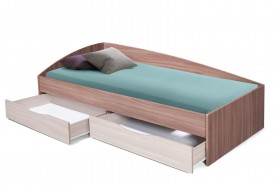 Кровать одинарная "Фея-3" (асимметричная) в Нерюнгри - neryungri.katalogmebeli.com | фото 3