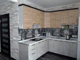 Кухня 2,0м Лофт (Штукатурка белая/Серый) в Нерюнгри - neryungri.katalogmebeli.com | фото 16