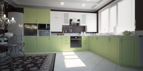 Модульная кухня Парма 1,6 м (Бирюза) в Нерюнгри - neryungri.katalogmebeli.com | фото 1