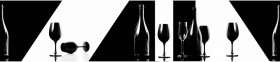 Кухонный фартук КМ 142 Абстракция Вино Бокалы Фон в Нерюнгри - neryungri.katalogmebeli.com | фото 1