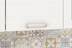 Кухонный гарнитур "Виктория 1.6" белый/белый металлик/графит металлик в Нерюнгри - neryungri.katalogmebeli.com | фото 4