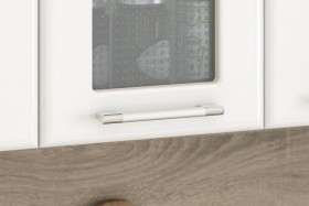 Кухонный гарнитур "Яна 1.6" белый/белый Кофе/зебрано в Нерюнгри - neryungri.katalogmebeli.com | фото 2