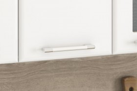 Кухонный гарнитур "Яна 1.6" белый/белый Кофе/зебрано в Нерюнгри - neryungri.katalogmebeli.com | фото 4