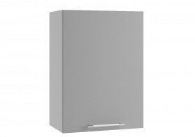 Квадро П 500 шкаф верхний (Белый софт/корпус Серый) в Нерюнгри - neryungri.katalogmebeli.com | фото