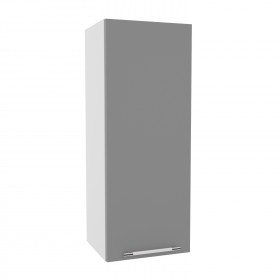 Квадро ВП 350 шкаф верхний высокий (Белый софт/корпус Серый) в Нерюнгри - neryungri.katalogmebeli.com | фото