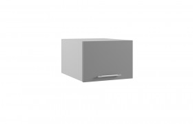 Лофт ГПГ 500 шкаф верхний горизонтальный глубокий (Бетон светлый/корпус Серый) в Нерюнгри - neryungri.katalogmebeli.com | фото
