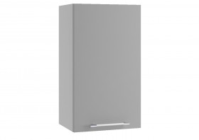 Лофт П 400 шкаф верхний (Штукатурка белая/корпус Серый) в Нерюнгри - neryungri.katalogmebeli.com | фото