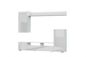Мебель для гостиной МГС 4 (Белый/Белый глянец) в Нерюнгри - neryungri.katalogmebeli.com | фото 7