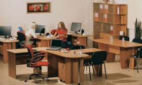 Мебель для персонала Рубин 42 Светлый миланский орех в Нерюнгри - neryungri.katalogmebeli.com | фото
