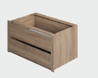 Модуль с ящиками для 2-х дверного шкафа Локер 388/776/471 Дуб Сонома в Нерюнгри - neryungri.katalogmebeli.com | фото
