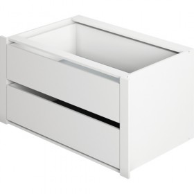 Модуль с ящиками для шкафа 600 Белый снег в Нерюнгри - neryungri.katalogmebeli.com | фото