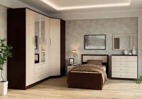Модульная спальня Фиеста в Нерюнгри - neryungri.katalogmebeli.com | фото 3