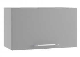 Монца ПГ 600 Шкаф верхний горизонтальный (Мрамор Арктик/корпус Серый) в Нерюнгри - neryungri.katalogmebeli.com | фото