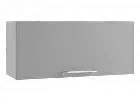 Монца ПГ 800 Шкаф верхний горизонтальный (Кварц бежевый/корпус Серый) в Нерюнгри - neryungri.katalogmebeli.com | фото