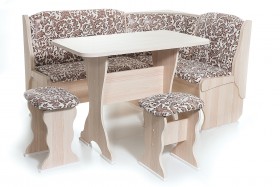 Набор мебели для кухни Орхидея (ясень, замша 623 вензель) в Нерюнгри - neryungri.katalogmebeli.com | фото