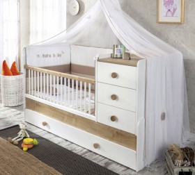 NATURA BABY Детская кровать-трансформер в Нерюнгри - neryungri.katalogmebeli.com | фото