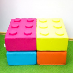 Пуф большой Лего в Нерюнгри - neryungri.katalogmebeli.com | фото 2