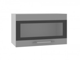 Ройс ГПГСФ 600 Шкаф верхний горизонтальный (Графит софт/корпус Серый) в Нерюнгри - neryungri.katalogmebeli.com | фото