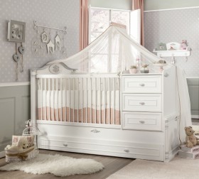 ROMANTIC BABY Детская кровать-трансформер 20.21.1015.00 в Нерюнгри - neryungri.katalogmebeli.com | фото 2