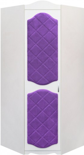 Шкаф угловой Иллюзия 32 Фиолетовый в Нерюнгри - neryungri.katalogmebeli.com | фото 1