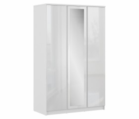Шкаф 3-х дверный СБ-2493 Медея (Белый/Белый глянец) в Нерюнгри - neryungri.katalogmebeli.com | фото