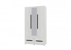 Шкаф 3-х створчатый с ящиками и зеркалом Вега (Прованс) в Нерюнгри - neryungri.katalogmebeli.com | фото 1