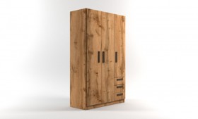 Шкаф 3-х створчатый с ящиками Шервуд (Дуб Вотан) в Нерюнгри - neryungri.katalogmebeli.com | фото