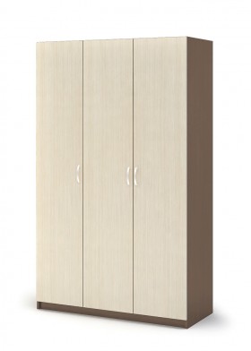 Шкаф 3-х створчатый ШК 557 Спальня Basya (шимо темный/шимо светлый) в Нерюнгри - neryungri.katalogmebeli.com | фото 1