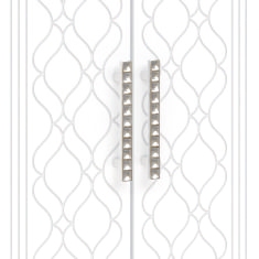 Шкаф 4 двери М21 Спальня Тиффани (белый текстурный) в Нерюнгри - neryungri.katalogmebeli.com | фото 2