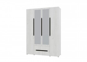 Шкаф 4-х створчатый с ящиками и зеркалами Вега (Прованс) в Нерюнгри - neryungri.katalogmebeli.com | фото