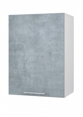 Шкаф 45 с фасадом Лофт (Камень Оленна/Белый) в Нерюнгри - neryungri.katalogmebeli.com | фото
