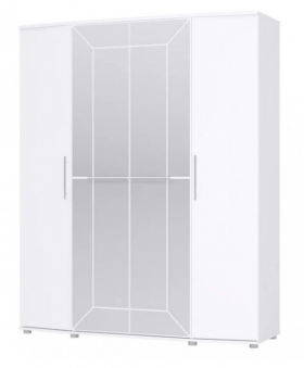 Шкаф 4х дверный Амели 1805 Белый в Нерюнгри - neryungri.katalogmebeli.com | фото 1