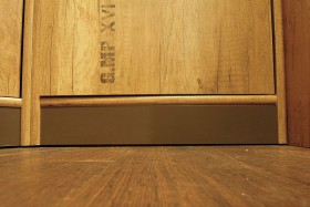 Шкаф для белья «Пилигрим» (Дуб Каньон светлый, Фон серый) в Нерюнгри - neryungri.katalogmebeli.com | фото 7