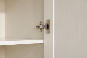 Шкаф для белья с 1-ой зеркальной дверью «Лючия» (Штрихлак) в Нерюнгри - neryungri.katalogmebeli.com | фото 4