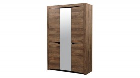 Шкаф для одежды "Лючия" (3-х дв.) (кейптаун/зеркало) в Нерюнгри - neryungri.katalogmebeli.com | фото