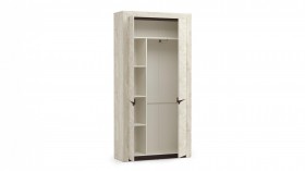 Шкаф для одежды 33.18 Лючия бетон в Нерюнгри - neryungri.katalogmebeli.com | фото 3