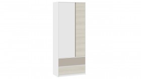 Шкаф для одежды комбинированный «Сканди» Дуб Гарден/Белый/Глиняный серый в Нерюнгри - neryungri.katalogmebeli.com | фото