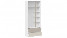 Шкаф для одежды комбинированный «Сканди» Дуб Гарден/Белый/Глиняный серый в Нерюнгри - neryungri.katalogmebeli.com | фото 2