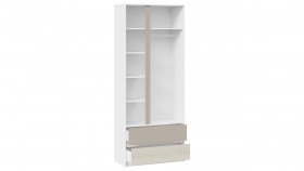 Шкаф для одежды комбинированный «Сканди» Дуб Гарден/Белый/Глиняный серый в Нерюнгри - neryungri.katalogmebeli.com | фото 5