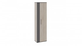 Шкаф для одежды «Нуар» тип 1 Фон серый/Дуб сонома в Нерюнгри - neryungri.katalogmebeli.com | фото 1