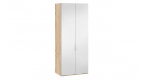 Шкаф для одежды с 2 зеркальными дверями «Эмбер» Яблоня Беллуно в Нерюнгри - neryungri.katalogmebeli.com | фото 1
