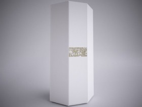 Шкаф для одежды угловой СЕЛЕНА EVO (Белый/Фотопечать) в Нерюнгри - neryungri.katalogmebeli.com | фото