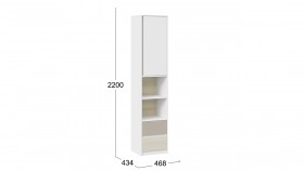 Шкаф комбинированный «Сканди» Дуб Гарден/Белый/Глиняный серый в Нерюнгри - neryungri.katalogmebeli.com | фото 4